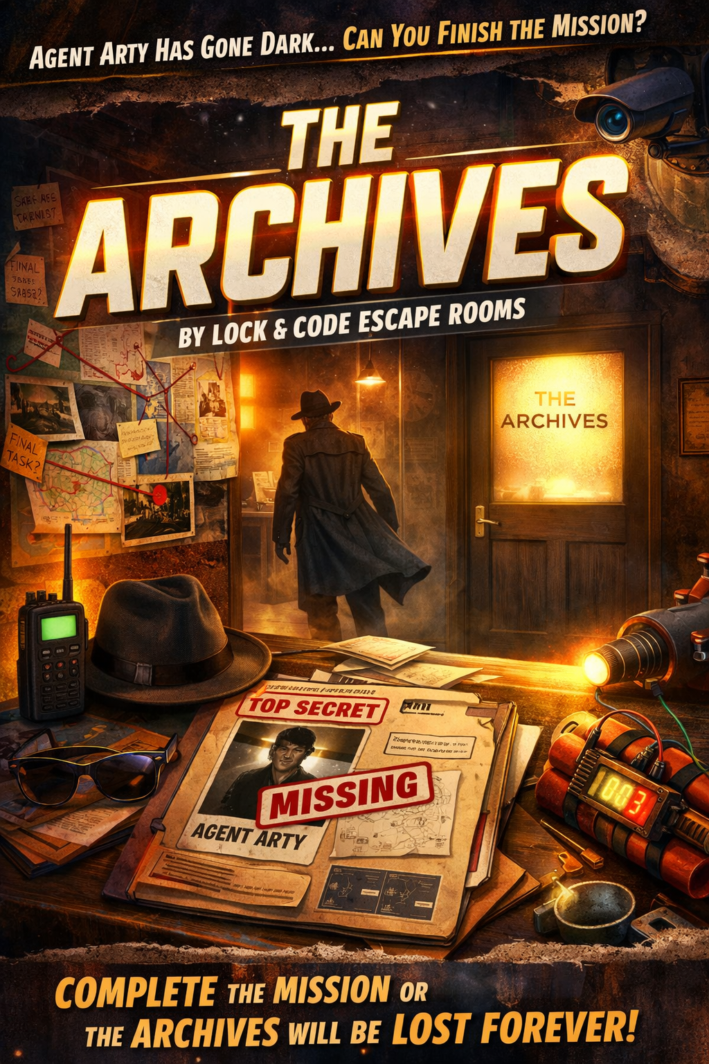The Archives - Spy Escape Room